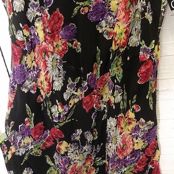 Bust 44'' ,Length 58''Colorful Plus Size Maxi - Picture 5 of 11